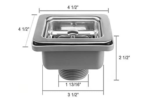 Image of EVANEX Double Bowl Kitchen Sink 45x20x10 inch Double Sink for Kitchen 304 Stainless Steel Handmade Black Kitchen Sink Including Couplings, Waste Pipe, Connector and Drain Basket