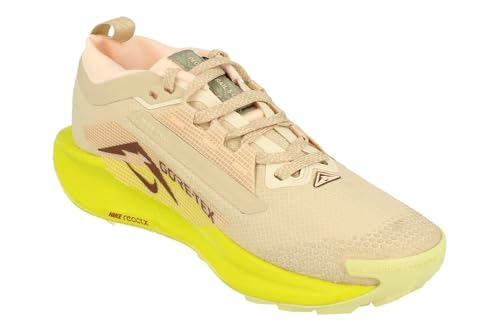 Nike Tênis feminino REACTX PEGASUS TRAIL 5 GTX com cadarço, SANDDRIFT/DK PONY-CYBER-LIFE LIME-CRIMSO