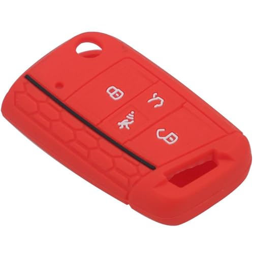Etui Clés Voiture Silicone Évite Rayures Boîtier VW Polo Golf 7