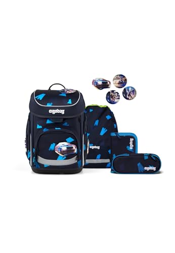 ergobag cubo Set ergonomischer Schulranzen Klassisch 5-teilig 1. Klasse Grundschule