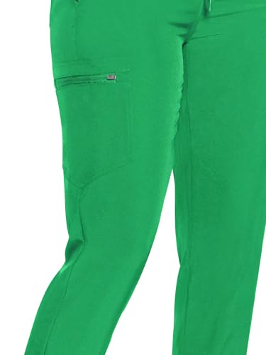 Image of COZYFIT Womens Scrub Pants - Soft Stretch Yoga Style with 5 Pockets, Slim Fit Jogger Scrubs Pants for Women