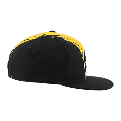 Image of ZHATS NHL Unisex-Adult NHL Officially Licensed Adjustable Snapback Hat Flat Bill Z11 Retro Paintbrush