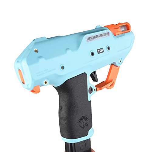 Worker Nightingale Blaster Pro, Strong Magnetic Semi-Auto Flywheel Half Dart Blaster Pistol Toy Free Diy (Battery Not Included) Blue #TOP4