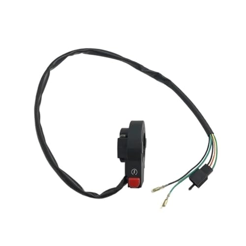 Accessoire pour moto avec interrupteur de guidon 22 mm et bouton éclairage de travail