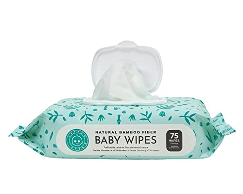 Little Toes Natural Bamboo Baby Wipes (Pack of 75)