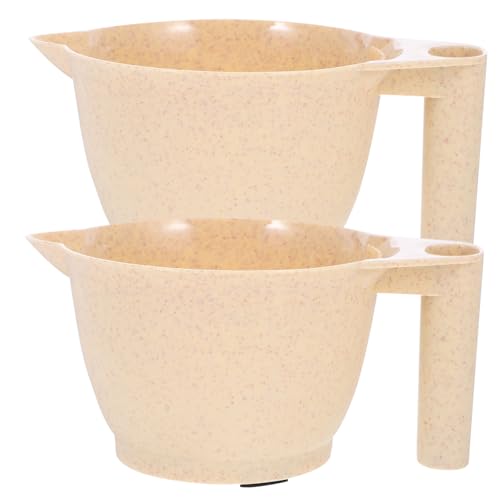 PLAFOPE Hair Dye Bowl Hair Mixing Bowl Stylish and Practical Pp Material Reusable