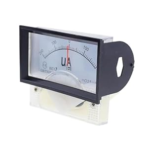 Dcjjlwig Analoges Panel Amperemeter 85C17 (100uA)
