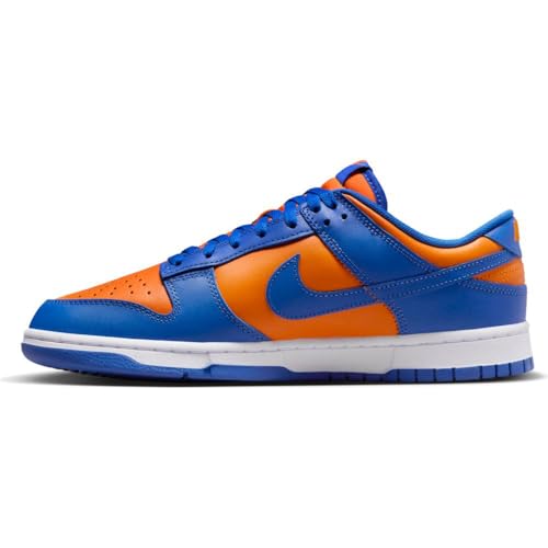 Nike Mens Dunk Low, Bright Ceramic/Team Royal/University Red/White, Size 113