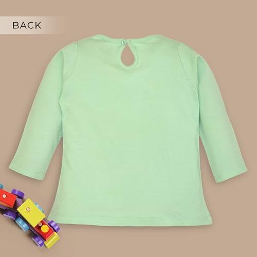 Image of LuvLap Baby Girls 100% Cotton Full Sleeve Girls Top, Pack of 02