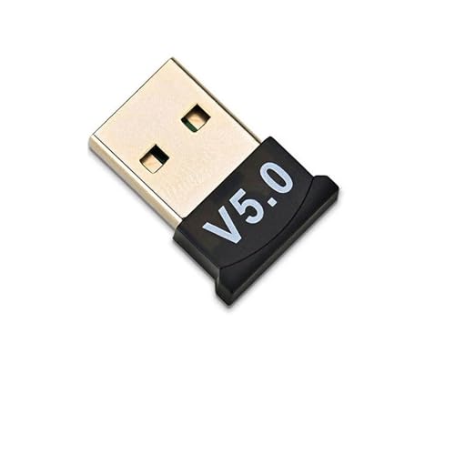 Image of ROCKTECH USB Bluetooth Adapter - BT Version 5.0 Receiver Dongle, Long Range Connector for Windows PC Laptop Desktop Device