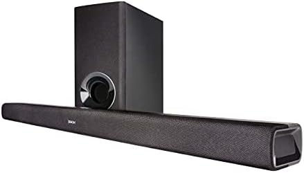 Denon DHT-S316 2.1 Soundbar mit Wireless Subwoofer, Schwarz | Dolby Digital, DTS Virtual Surround, HDMI ARC, Bluetooth, Dialog Enhancer, Wandmontage