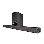 Denon DHT-S316 2.1 Flache TV Soundbar mit kabellosem Subwoofer, Bluetooth, HDMI ARC, Dolby Digital, DTS, optischer Eingang