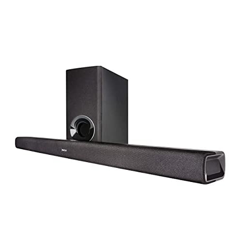 Denon DHT-S316 2.1 Flache TV Soundbar mit kabellosem Subwoofer, Bluetooth, HDMI ARC, Dolby Digital, DTS, optischer Eingang