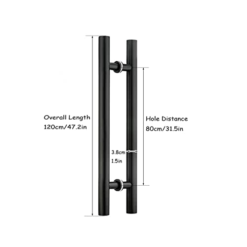 Poignée de porte d'entrée en acier inoxydable pour entrée design et épurée