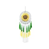 AQUPIOSSE Sunflower Summer Dream Catcher Handmade Dream Catchers for Bedroom Wall Hanging Home Decor Ornaments Craft Men Women