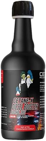 CETANE-X Cetane Booster for All Diesel Cars - Clean Fuel System, Reduce Emission & Black Smoke, Improve Fuel Economy and Pickup (300 ml, Pack of 1)