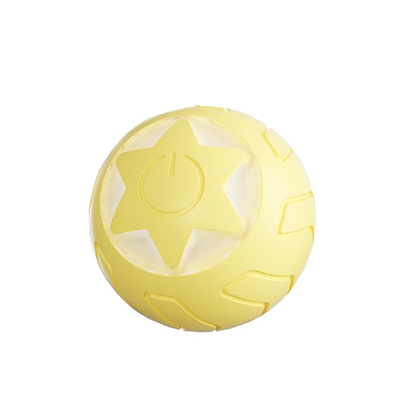 Pelotas de Juguete Interactivas para Gatos, Bola Interactiva Recargable, 360° Inteligentes Girar USB Recargables, Bola de Gato, Bola de Juguete Interactiva para Gatos