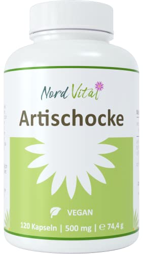 NEU! Nord Vital® Artischocken Extrakt - 37.5 mg Cynarin pro Tagesdosis - Vegan - ohne unerwünschte Zusätze - laborgeprüft - deutsche Produktion Cover