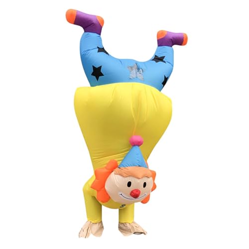 Costume de clown gonflable pour animation extérieure de carnaval et défilé festif de Pâques