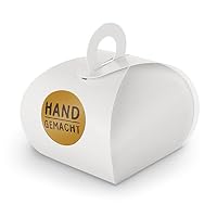 Augacage Geschenktaschen-Set Schulbus – 24 Tüten + Dankeskarten + Band, Für Busfahrer-Geschenke