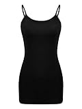SATINIOR Women Cami Camisole Adjustable Spaghetti Strap Tank Top Basic Layering Long Tanks (XXL...