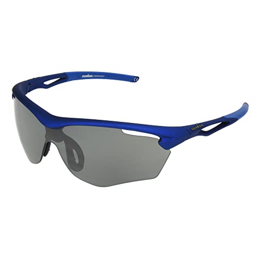 Ironman 2006 Shield Sport Sunglasses for Men Metallic Navy 69mm