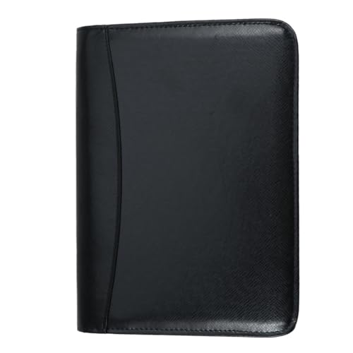 Organizador de piel sintética A5 con calculadora y tacto premium
