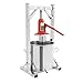 3.17Gal Fruit Wine Press, Hydraulic Grape Wine Making Equipment, Fruit Press Grape Apple Wine Press maker with Stainless Steel Brackets, Pressure Jack and bucket