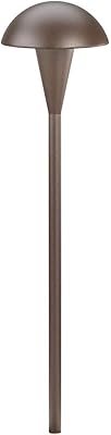 Kichler 15323AZT Eclipse Path & Spread 1-Light 12V, Textured Architectural Bronze
