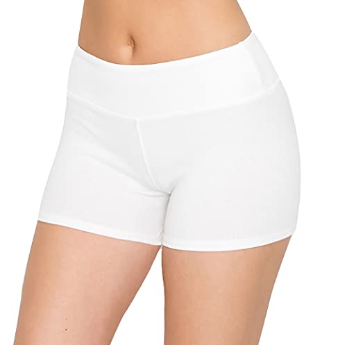 Image of ALWAYS Faux Leather Shorts - High Waist Active Stretch Yoga Short Pants for Women