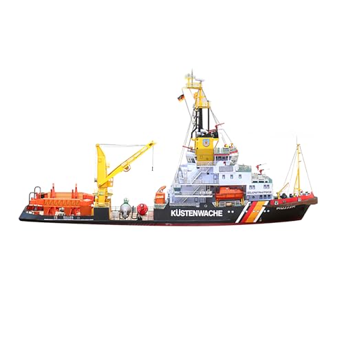TECKEEN 1/250 Scale Paper Ship Model Germany Mellum Coast Guard Environment Monitoring Ship (Unassembled Kit)