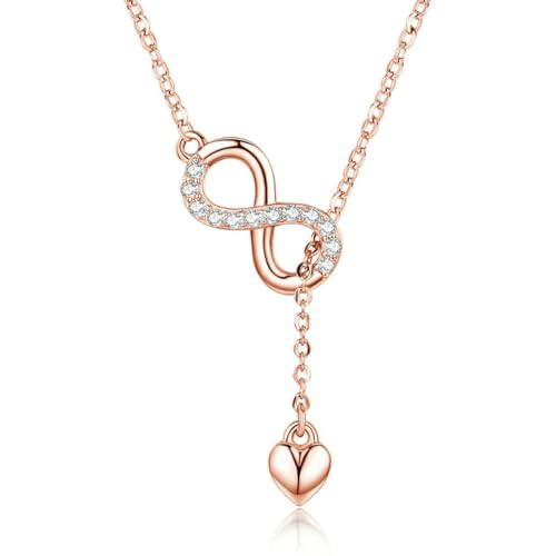 Bijoux fins pour femmes : collier infini en argent 925 durable
