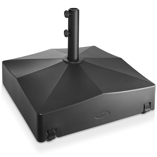 Casafield Patio Umbrella Base, 131lb Capacity, Fillable...