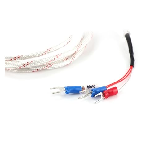 Resorte de compresión WZPT-01 en sensor PT100 M12 con cable robusto de 3M 4