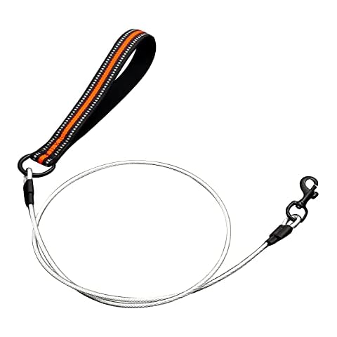 Suredoo Chew Proof Hundeleine, Widerstandsfähigem Metall Seil Leine Cover