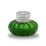 Vintage Fountain Pen Ink Bottle - Fancy Vintage Glass Bottle Inkwell, Office Supplies for Writers Desk - Ideal for Dip Pen Ink, Calligraphy, Dark Academia Writing Supplies - 3.5' Green Glass