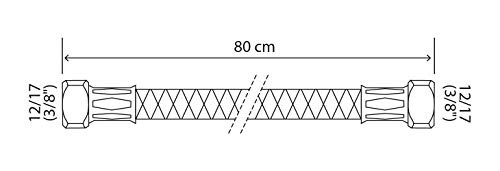 SOMATHERM for You, Sanitary Hose Connection Straight Female Turning nut 12/17 (3/8') - Image 3