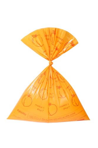 Image of Dog Poop Bags, 128 Count, Refill Alert, Orange, Peach Scented