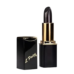 L’Paige LBK – Black Color-Changing Lipstick and Lip Stain | Aloe Vera-Based, Long-Wear, Moisturizing | Transforms into a Deep Wine-Magenta Finish