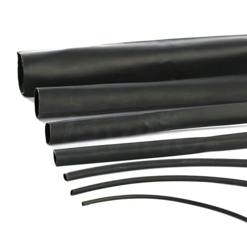 5 metros NEGRO 1 mm 1,5 mm 2 mm 2,5 mm 3 mm 3,5 mm 4 mm 5 mm 6 mm Tubo termorretráctil Tubo-3 mm (5 metros)