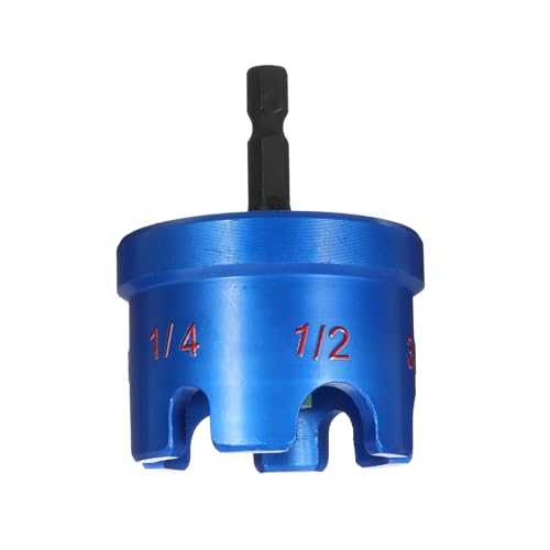 HEMOTON Accesorio para Taladro de Impacto Aprietatuercas de Aleación de Aluminio Azul, Herramienta para Extracción y Apriete Rápido de Tuercas y Pernos, Compatible Reparaciones Eléctricas