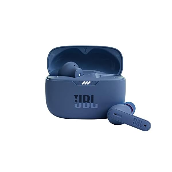 JBL Tune 230 NC TWS – Wasserfeste, True-Wireless In-Ear-Kopfhörer mit Noise-Cancelling in Blau – Mit bis zu 40 Stunden…