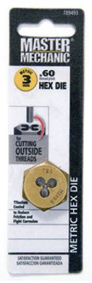 MIBRO GROUP 789493 3mm-.60mm Metric Hex Die