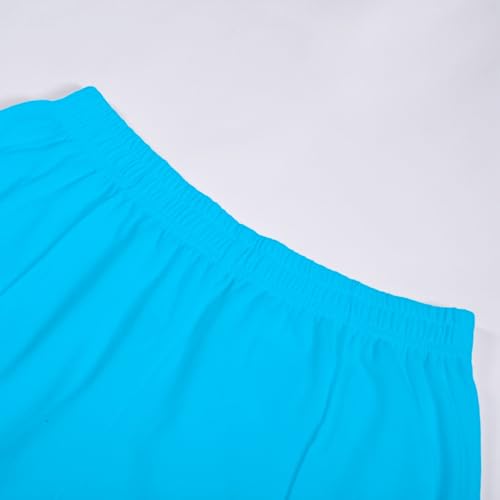 Girls Baggy Cargo Sweatpants Straight Wide Leg Open Bottom Drawstring Elastic Waist Workout Athletic Joggers Sweat Pants4