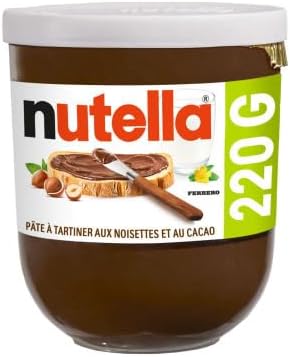 NUTELLA Pâte a tartiner aux noisettes et au cacao,220g