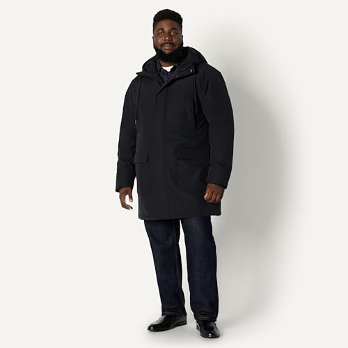 Amazon Essentials Men's Modern Oversized-Fit Heavyweight Parka Jacket, Black, Small by Amazon Essentials - Image 6