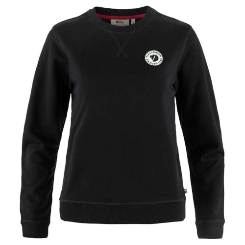 Fjällräven Damen 1960 Logo Badge Sweatshirt, Black, L