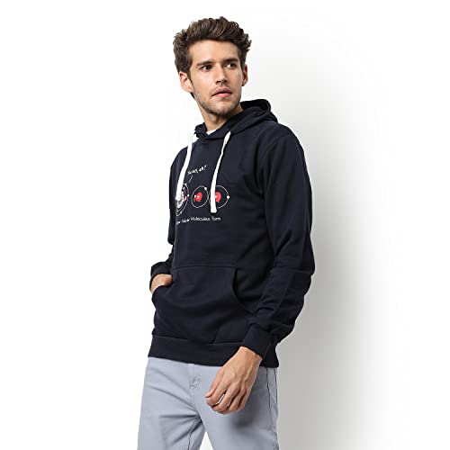 Image of CAHOOT Men's Printed Sweatshirt Regular Fit for Casual Wear | Full Sleeve | Cotton | Stylish Sweatshirt Crafted with Comfort Fit and High Performance for Everyday We