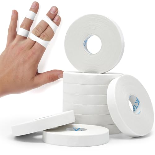 OK TAPE Athletic Finger Tape 10 Rolls 450FT 0.5 Inch