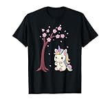 Licorne Japonaise Fleurs Sakura Anime Manga Kawaii